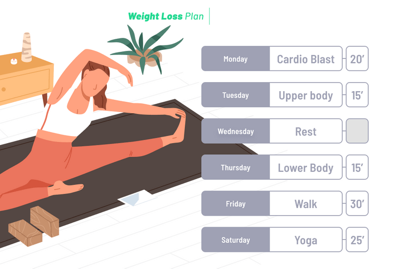 30-Day Weight Loss Workout Plan at Home